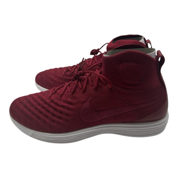 Nike Lunar Magista ll FK Flyknit Shoes Mens Sz 11.5 Team Red Training 852614-600 main image 5